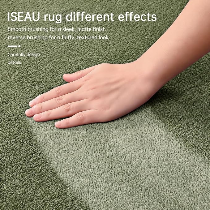 ISEAU 5x7 Rug for Living Room, Soft Memory Foam Carpet - Image 3