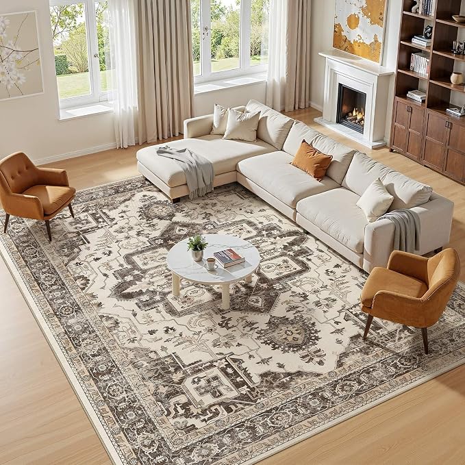 Washable 9x12 Area Rug for Living Room - Image 6