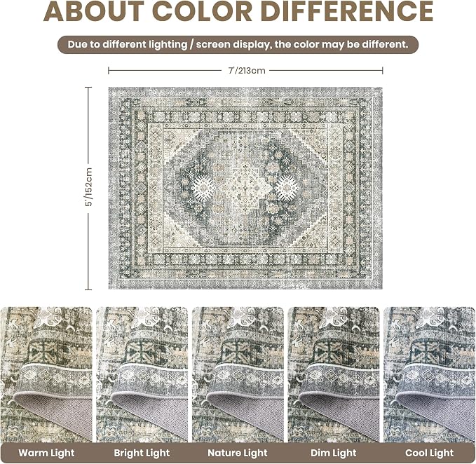 zesthome 5x7 Area Rugs - Image 2