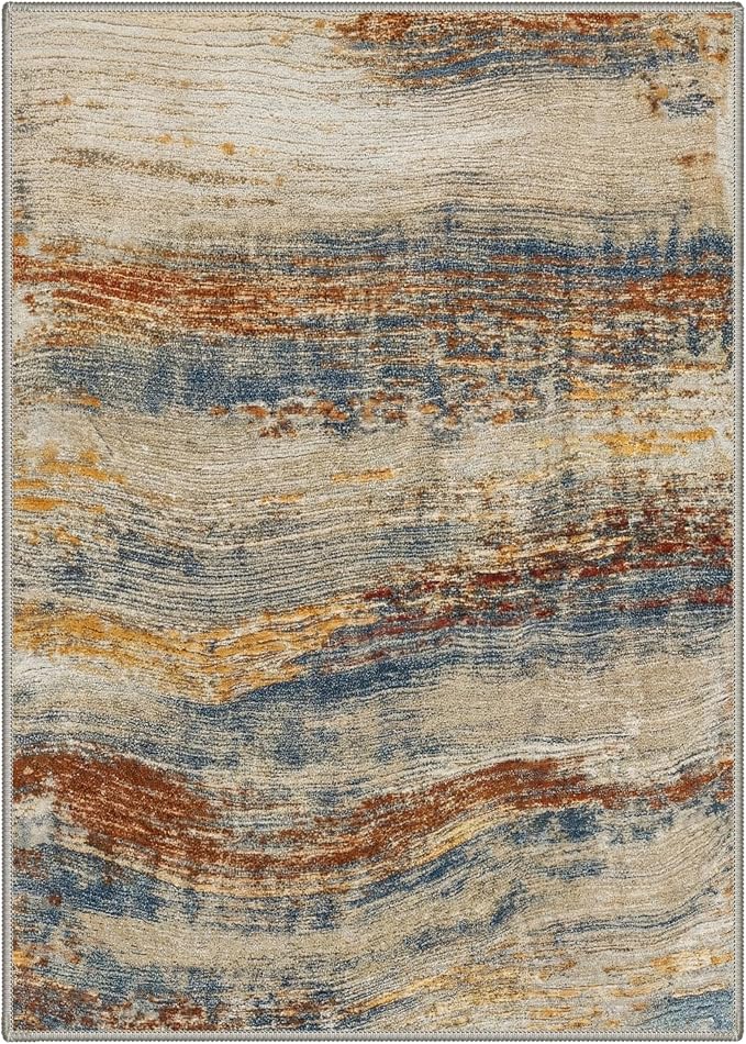BEIMO 6x9 Rugs for Living Room Bedroom, Machine Washable Modern Abstract Soft - Image 6