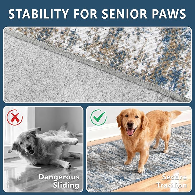 Washable Carpet Runners for Hallway 18ft-Non Slip Floor Runners for Dogs - Image 8