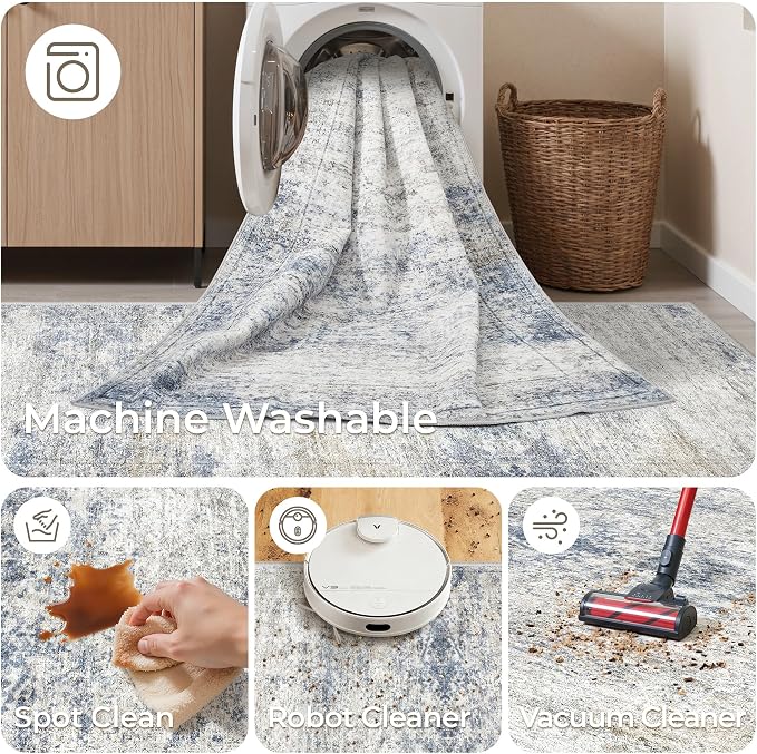 2x5 Rug Runner Washable for Entryway, Soft Bathroom Rugs - Image 8