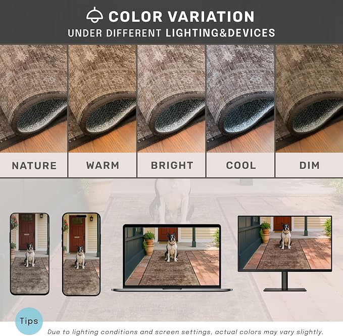 Hazo Haus Brown 9x12 Living Room Rug - Image 6