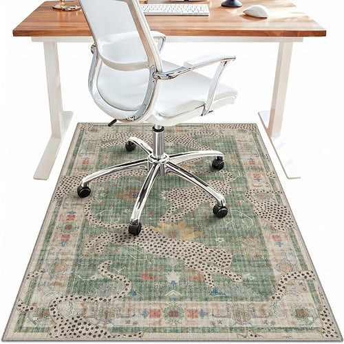 36"x48" Office Chair Mat for Hardwood Tile Floor, Under Desk Carpet Protector by BESBLEE
