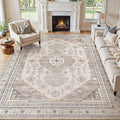 8x10 Washable Area Rug, Large Rugs by JessibouAreaRug
