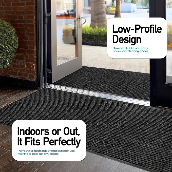 MaxMat® Extra Large Commercial Door Mat, Rubber Border Heavy Duty Door Mat - Image 3