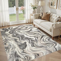 DMOYEST Living Room Area Rugs-6x9 Abstract Large Soft Indoor Washable Rug by DMOYEST