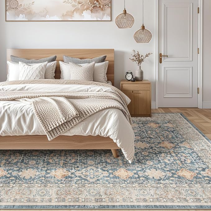 Vintage Living Room Area Rug 10x12 - Image 6