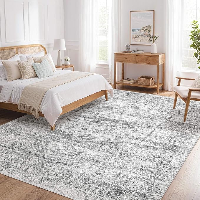 Vintage Living Room Area Rug 6x9 - Image 8