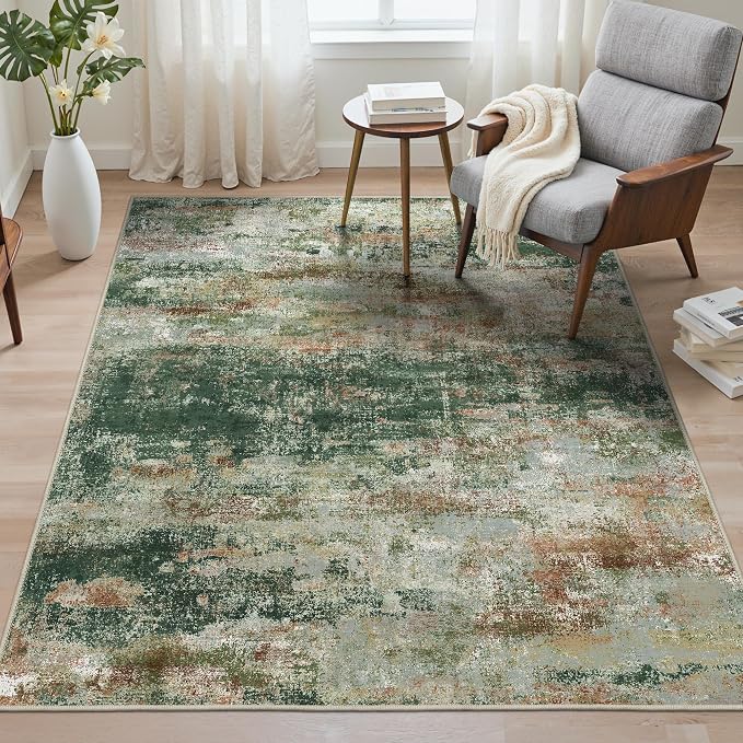 BEIMO Area Rugs 6x9 for Living Room Bedroom, Modern Abstract Machine Washable - Image 2