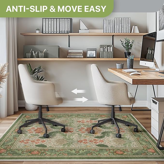 48"x60" Office Chair Mat for Hardwood Tile Floor, Under Desk Carpet Protector - Image 4