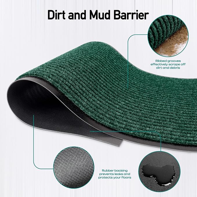 MaxMat® Extra Large Commercial Door Mat, Rubber Border Heavy Duty Door Mat - Image 4