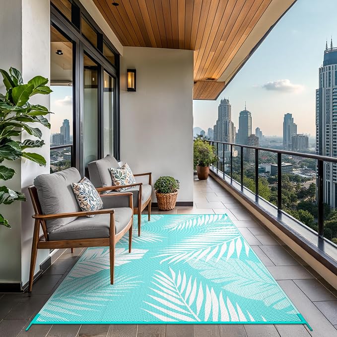 GENIMO Outdoor Rug 6' x 9' Waterproof - Image 4