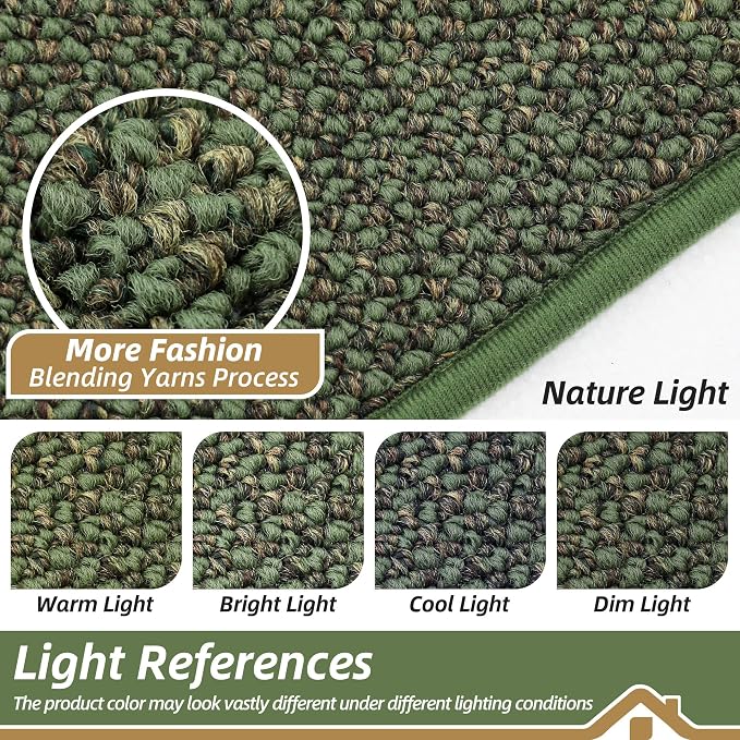 BEQHAUSE Dirt Trapper Door Mat 20" x 48", Non-Slip Washable Doormats Entrance - Image 5