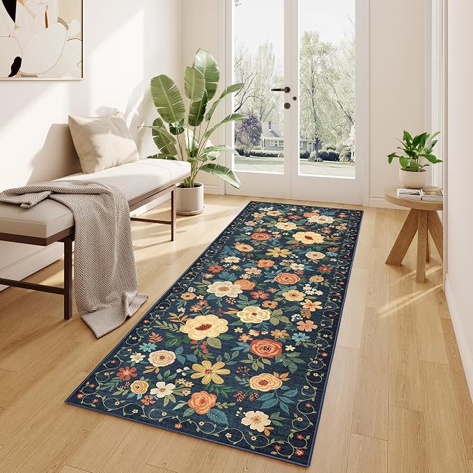 DUKINO Runner Rug, 2x10 Kitchen Hallway Carpet, Washable - Image 6