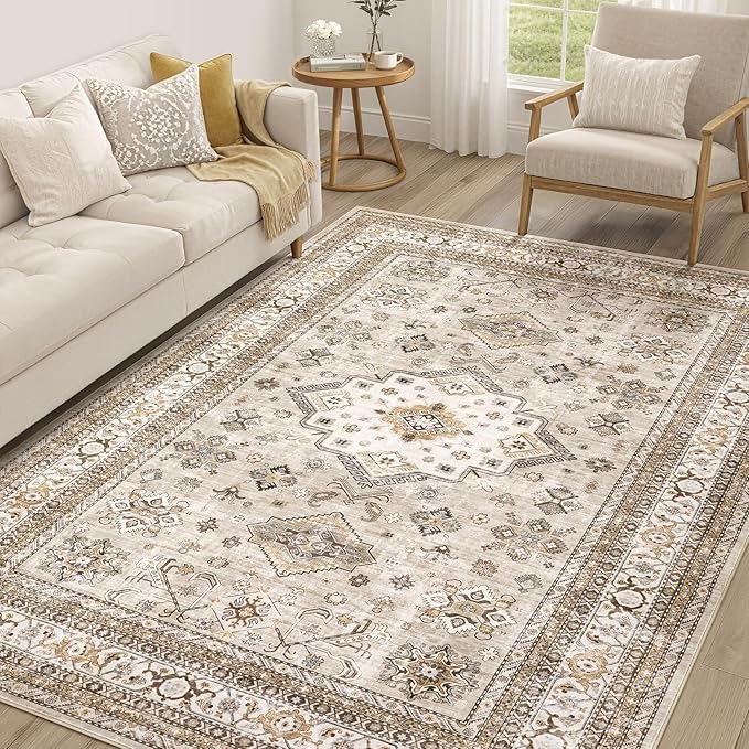 Vintage Living Room Area Rug 7x9 by COTILED