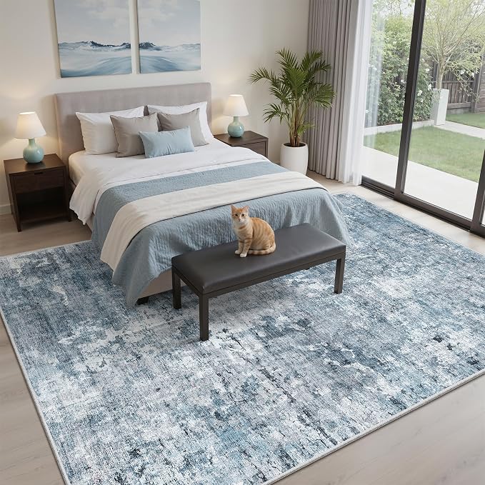 Soalmost Area Rug 6x9 Abstract Rugs - Image 3