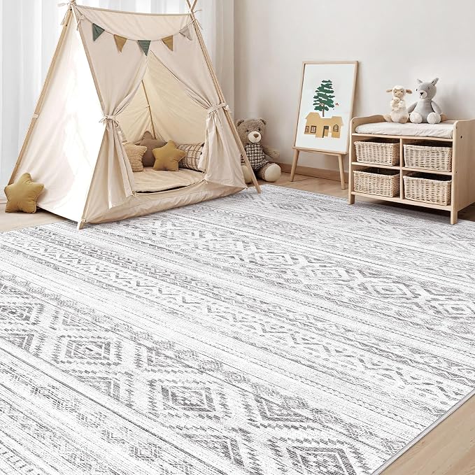 cotiled 5x7 Area Rugs Living Room Rug: Washable Boho Rugs - Image 7