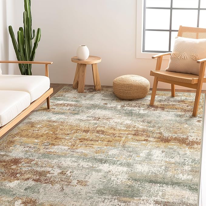 BEIMO Area Rugs 5x8 for Living Room Bedroom, Modern Abstract Machine Washable - Image 3