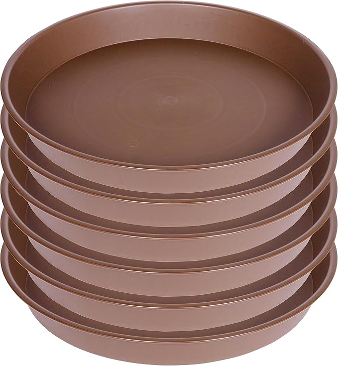 6 Pack of 10 inch Plant Saucer, Heavy Duty Plastic Plant Saucer 10 inch Round - Image 8