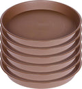 6 Pack of 12 inch Plant Saucer, Heavy Duty Plastic Plant Saucer 12 inch Round by Bleuhome