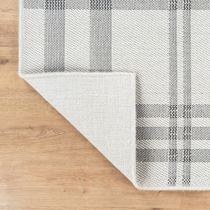 CAMILSON Easy Jute Rug 10x14, Indoor Outdoor Off-White Color Fiber Area Rugs - Image 5