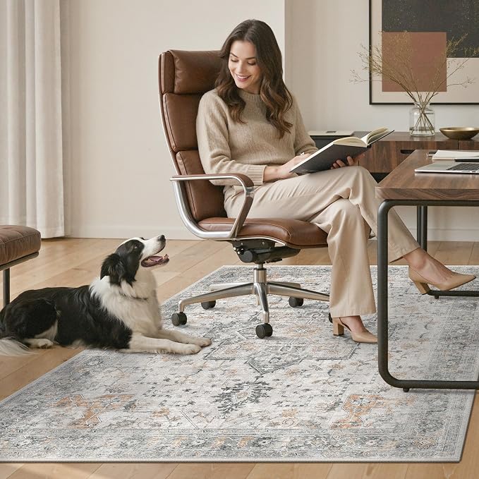 30"x48" Office Chair Mat for Hardwood Tile Floor, Under Desk Carpet Protector - Image 7
