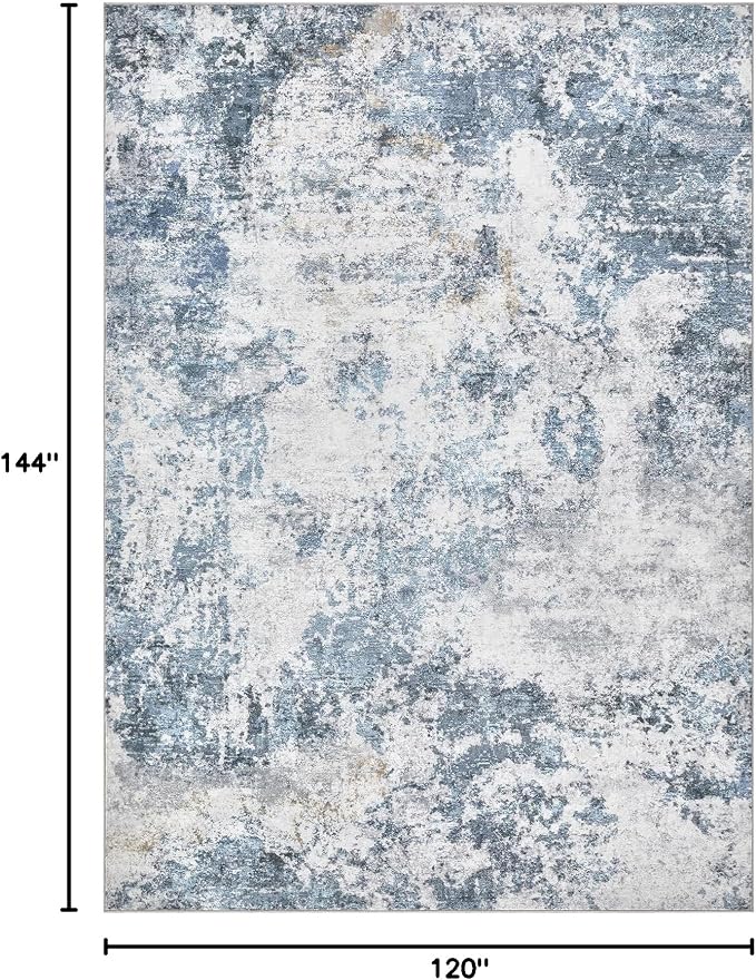 DMOYEST 10x12 Area Rug for Living Room, Washable & Non Slip Large Indoor Carpet - Image 2