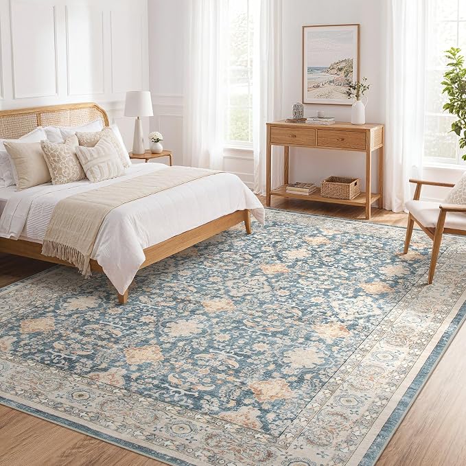 Vintage Living Room Area Rug 10x12 - Image 8