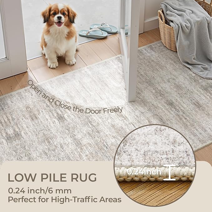 2x5 Rug Runner Washable for Entryway, Soft Bathroom Rugs - Image 6