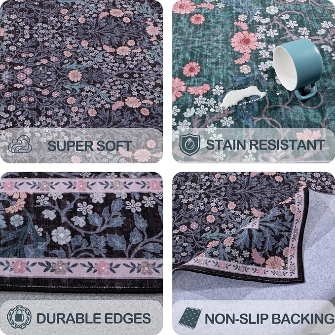 Washable 2'6" x 8' Runners for Hallways, Non Slip Long Floor Runner for Kitchen - Image 7