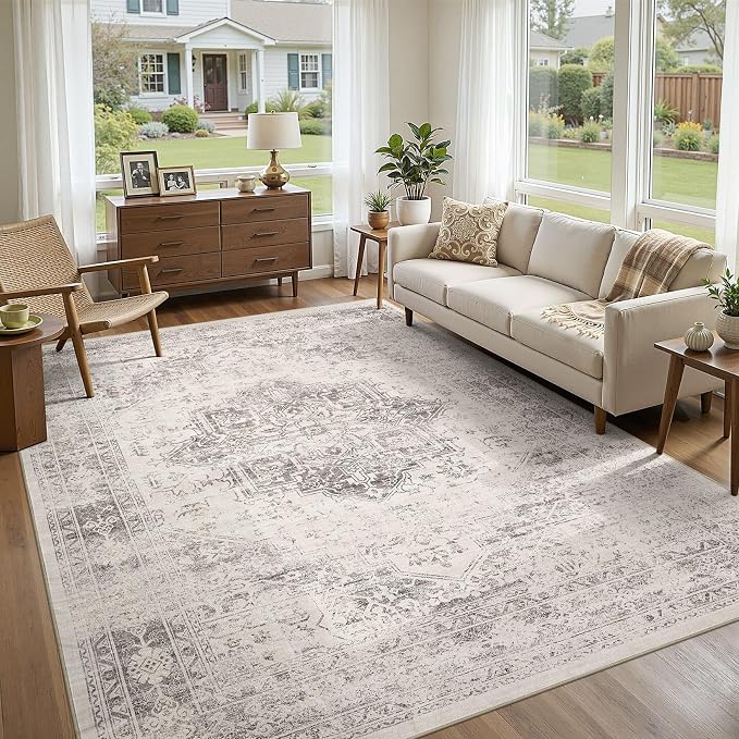 UERMEI 9x12 Area Rug Living Room Rugs - Image 5