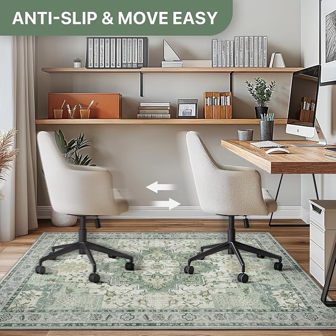 Office Chair Mat for Hardwood Tile Floor, Under Desk Carpet Protector for - Image 5