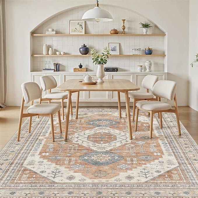 10x14 Washable Area Rug, Large Rugs - Image 8