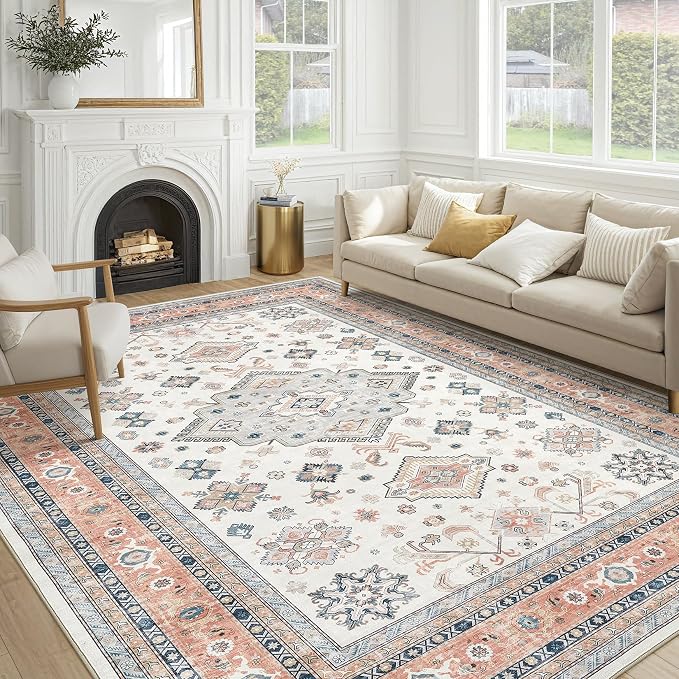 Vintage Living Room Area Rug 9x12 by COTILED