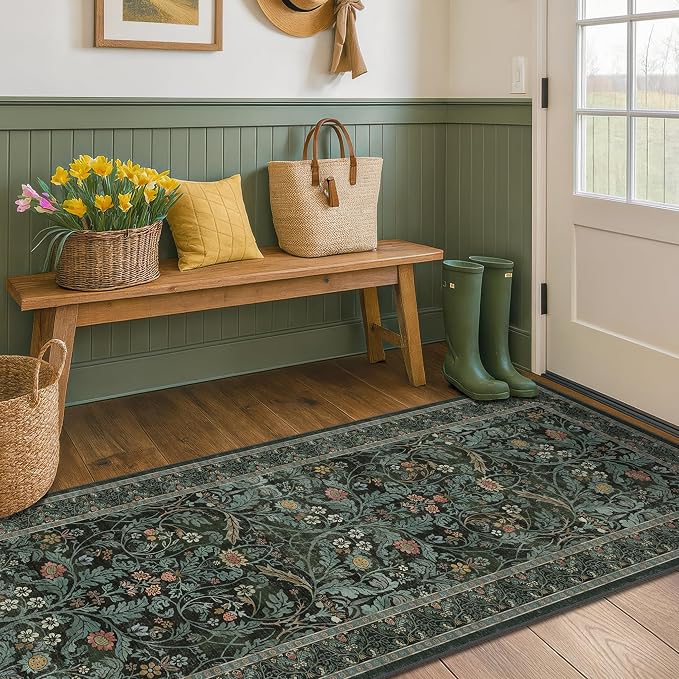 Washable 2'6"x8' Kitchen Runner Rugs Non Skid, 8ft Long Hallway Runner Rug - Image 6