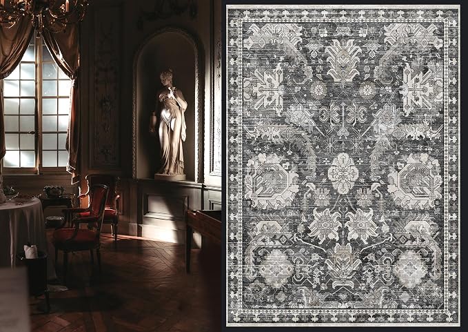 RUGSURE 5x7 Washable Area Rugs - Image 2