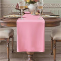 Pink Table Runner, Waterproof Washable Runners 36 Inches Long | Reusable 12x36 by KAIPHO