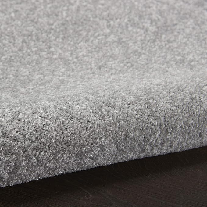Nourison Home Nourison Essentials Silver Grey 2'2" x 18' Area Rug - Image 6