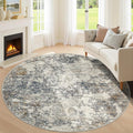 6ft Washable Round Rug by KiginaraArt