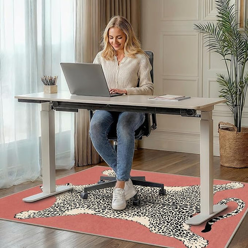 36"x48" Office Chair Mat for Hardwood Tile Floor, Under Desk Carpet Protector - Image 2