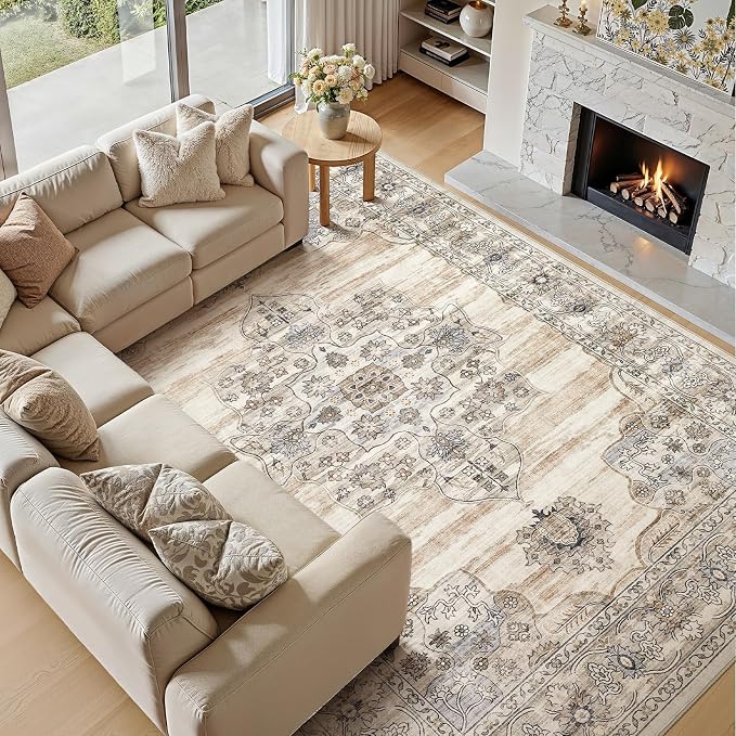 Washable 6x9 Area Rug for Living Room - Image 6