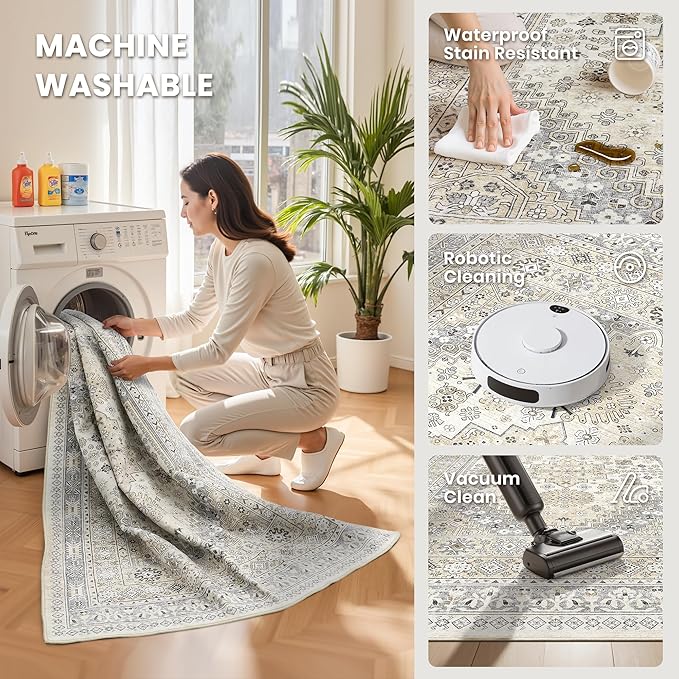 zesthome Washable Runner Rug 2.5x8 - Image 4