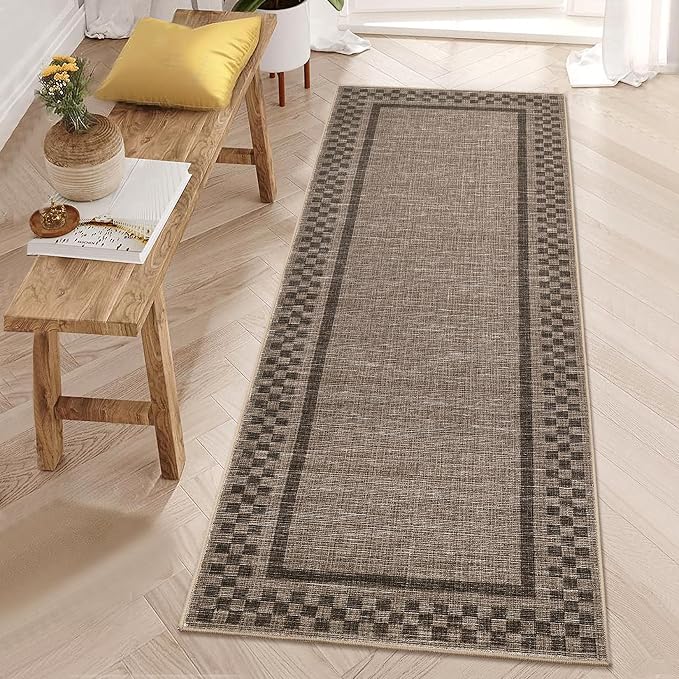 Rug Runners for Hallways 2x8 Washable Kitchen Runner Rug Non Slip Low Pile - Image 2