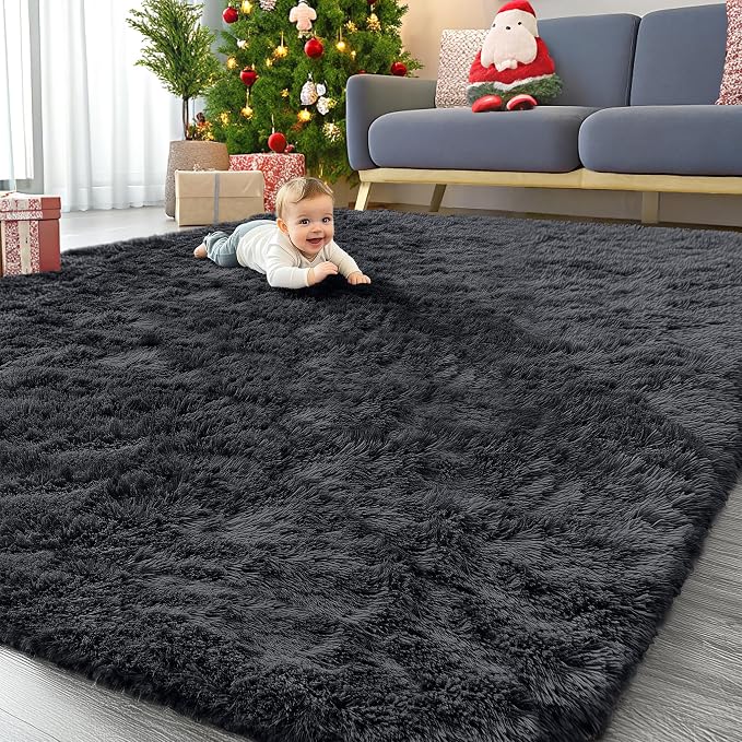 OLANLY 10x11 Machine Washable Large Area Rugs by OLANLY