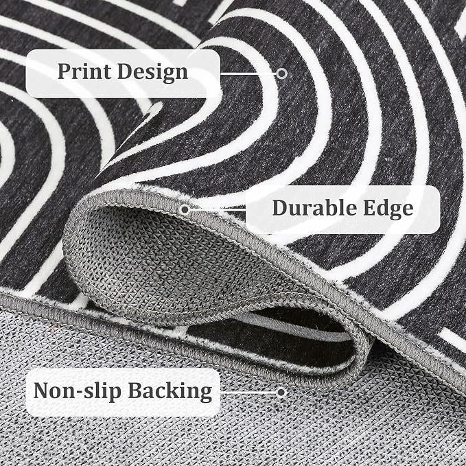 ROYHOME Washable Rug 5x7 Area Rugs - Image 5