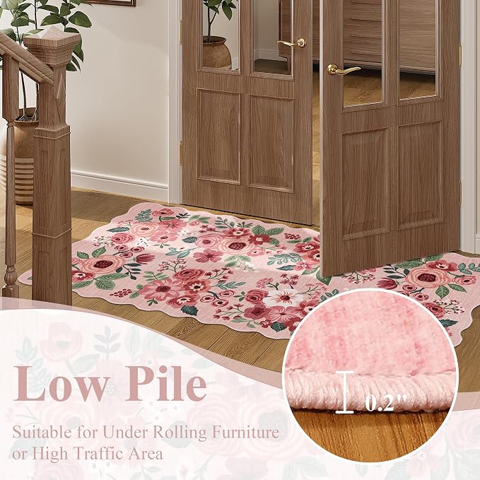 DUKINO 2x10 Runner Rug for Hallway, Washable Kitchen Rug - Image 9