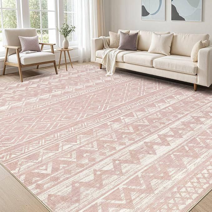 cotiled 5x7 Area Rugs Living Room Rug: Washable Boho Rugs by COTILED