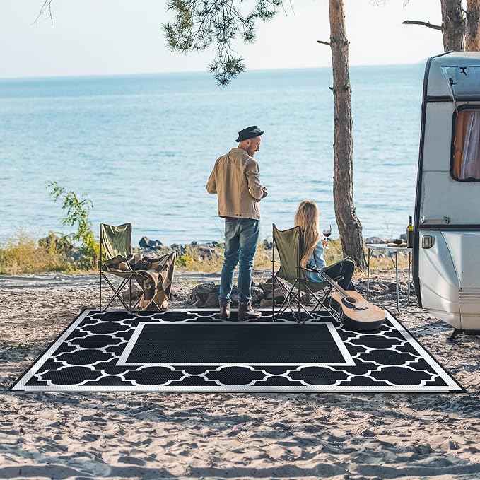 GENIMO 6' x 9' Outdoor Rug Waterproof - Image 3