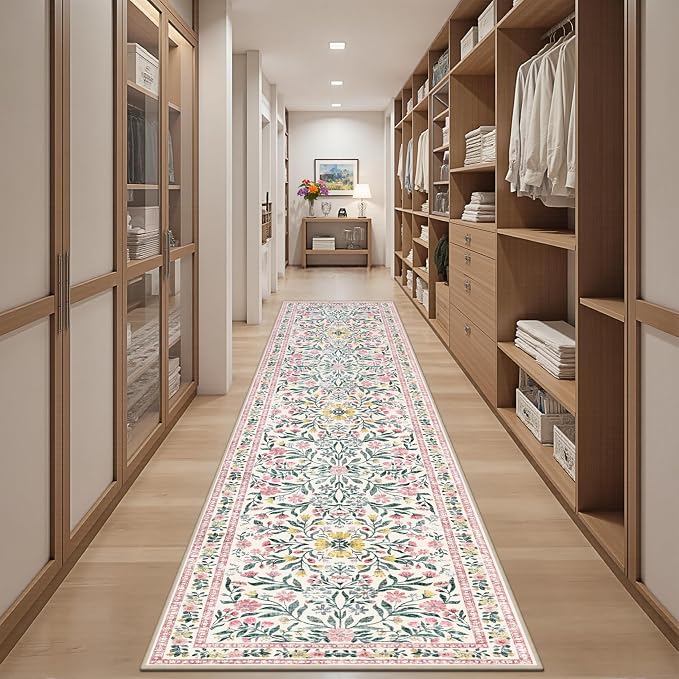 Runner Rug for Entryway: 3x10 Kitchen Rugs Non Slip Washable Ultra-Thin Soft - Image 5